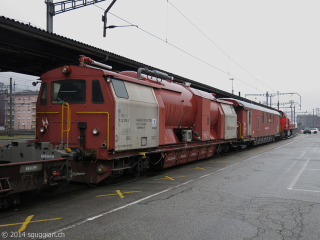 SBB Treno di spegnimento e salvataggio Xas 80 85 98 02 306-3